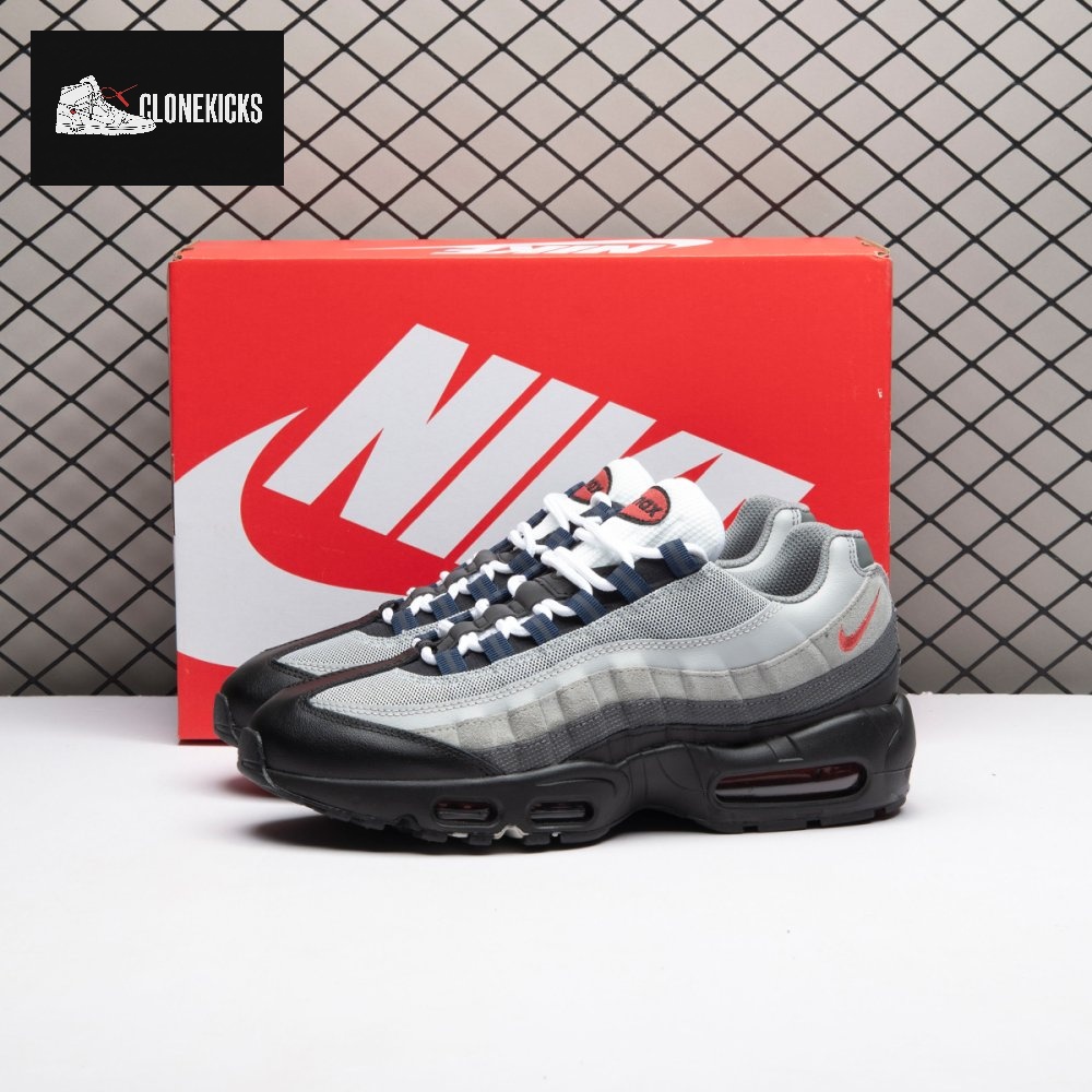 Nike Air Max 95 Track Red Smoke Grey DM0011-007 Unisex
