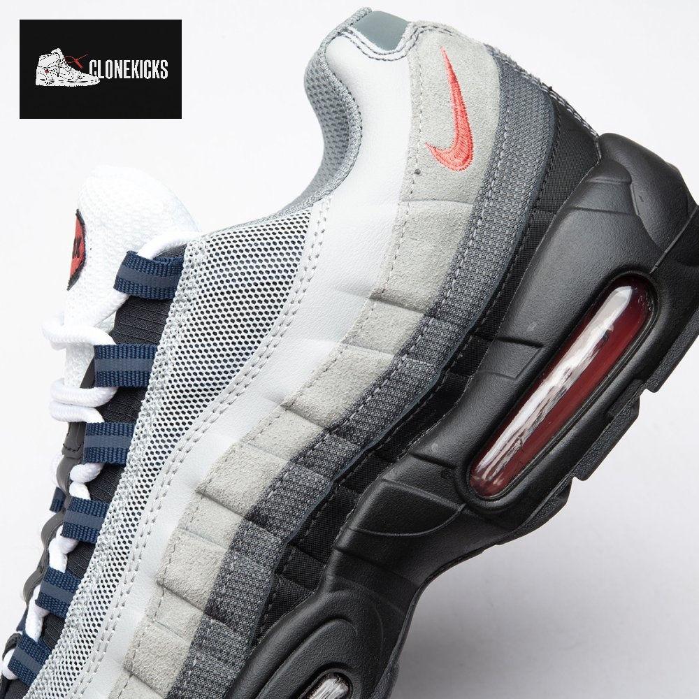 Nike Air Max 95 Track Red Smoke Grey DM0011-007 Unisex - Image 4