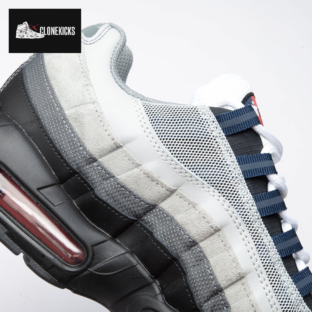Nike Air Max 95 Track Red Smoke Grey DM0011-007 Unisex - Image 6