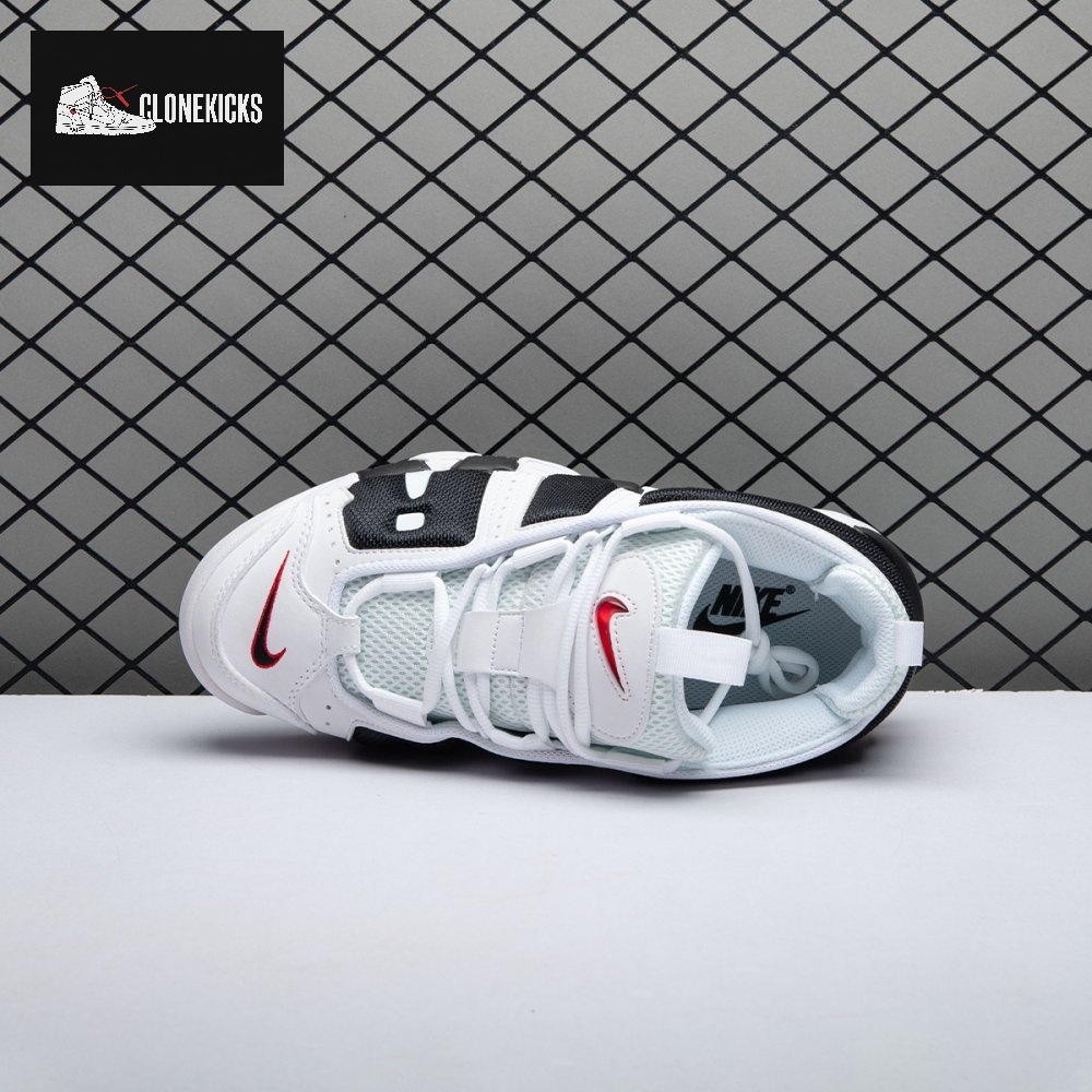 Nike Air More Uptempo Low White Black FZ3055-105 Unnisex - Image 13