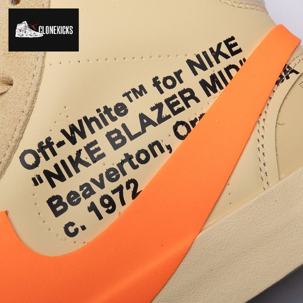 Nike Blazer Mid Off-White All Hallows Eve AA3832-700 Unisex - Image 3