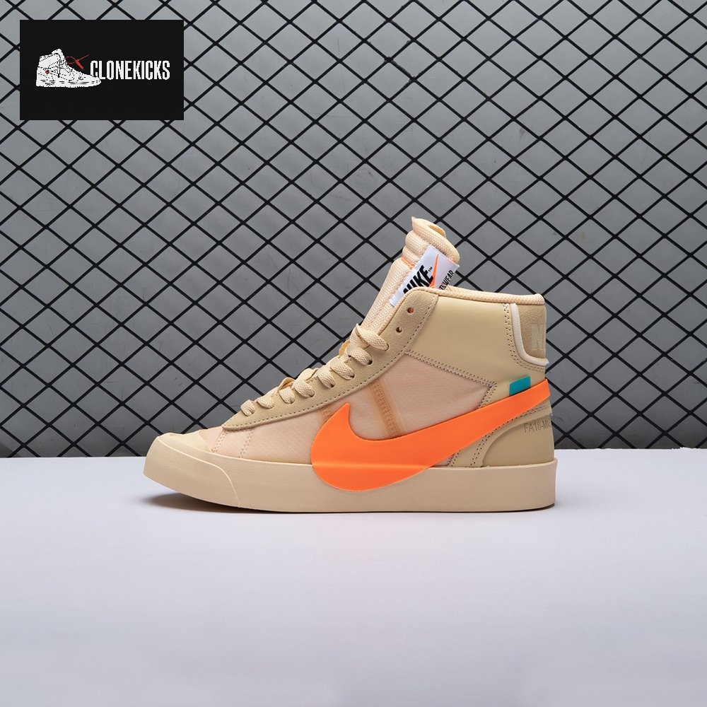 Nike Blazer Mid Off-White All Hallows Eve AA3832-700 Unisex - Image 8