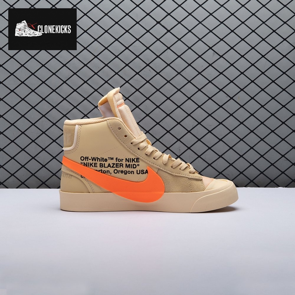 Nike Blazer Mid Off-White All Hallows Eve AA3832-700 Unisex - Image 9