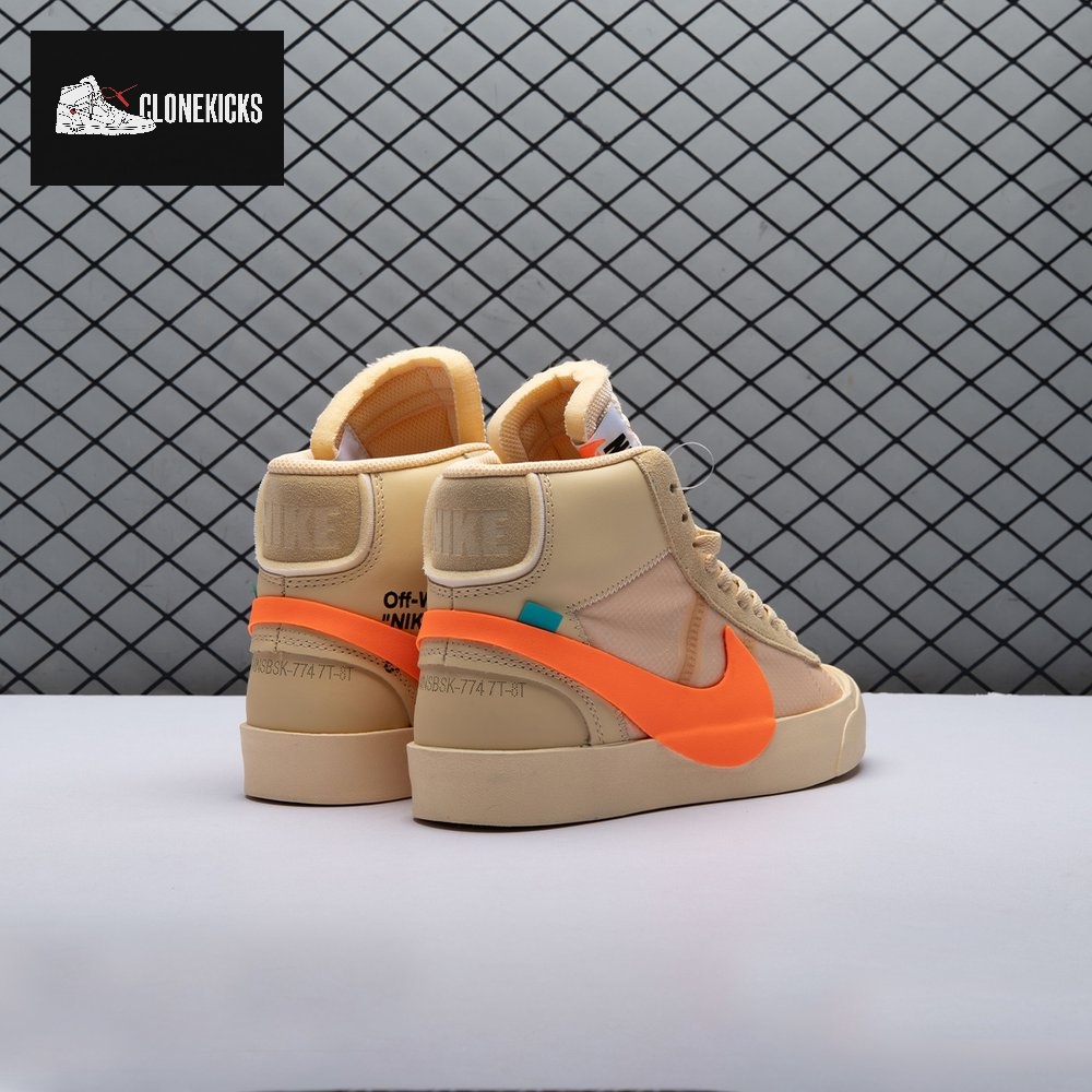 Nike Blazer Mid Off-White All Hallows Eve AA3832-700 Unisex - Image 12