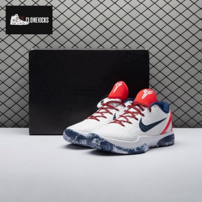 Nike Kobe 6 White Red CW2190-101 Men's