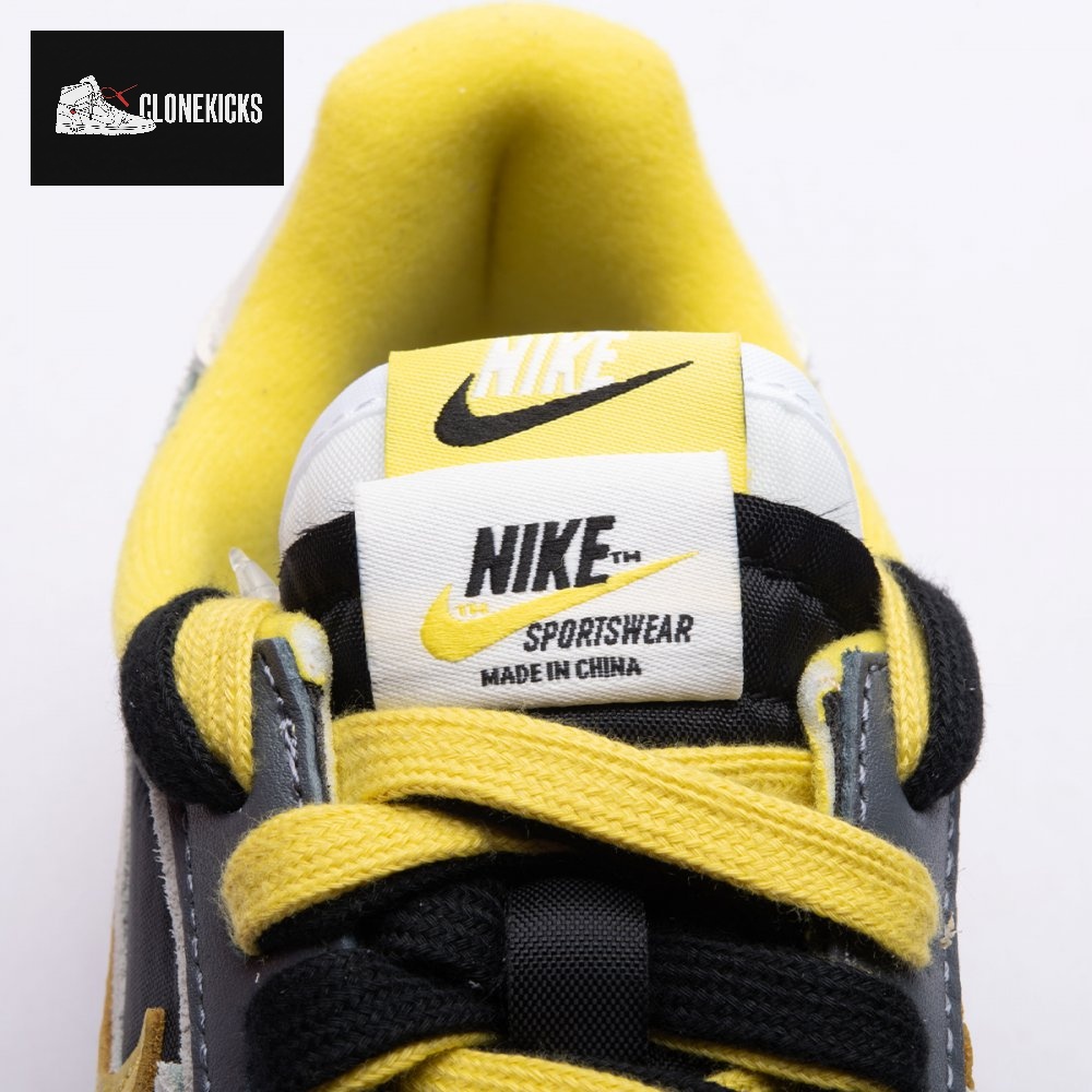 Nike LD Waffle Undercover Black Bright Citron DJ4877-001 Unisex - Image 2