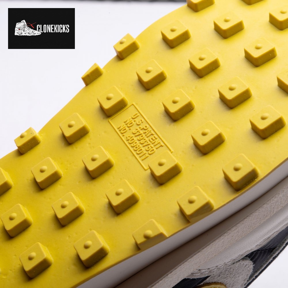 Nike LD Waffle Undercover Black Bright Citron DJ4877-001 Unisex - Image 5