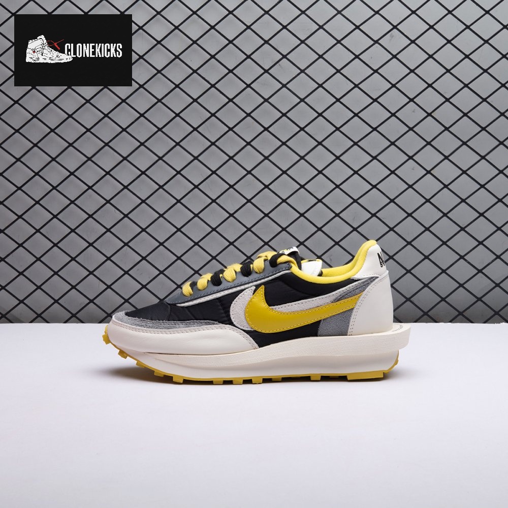 Nike LD Waffle Undercover Black Bright Citron DJ4877-001 Unisex - Image 7