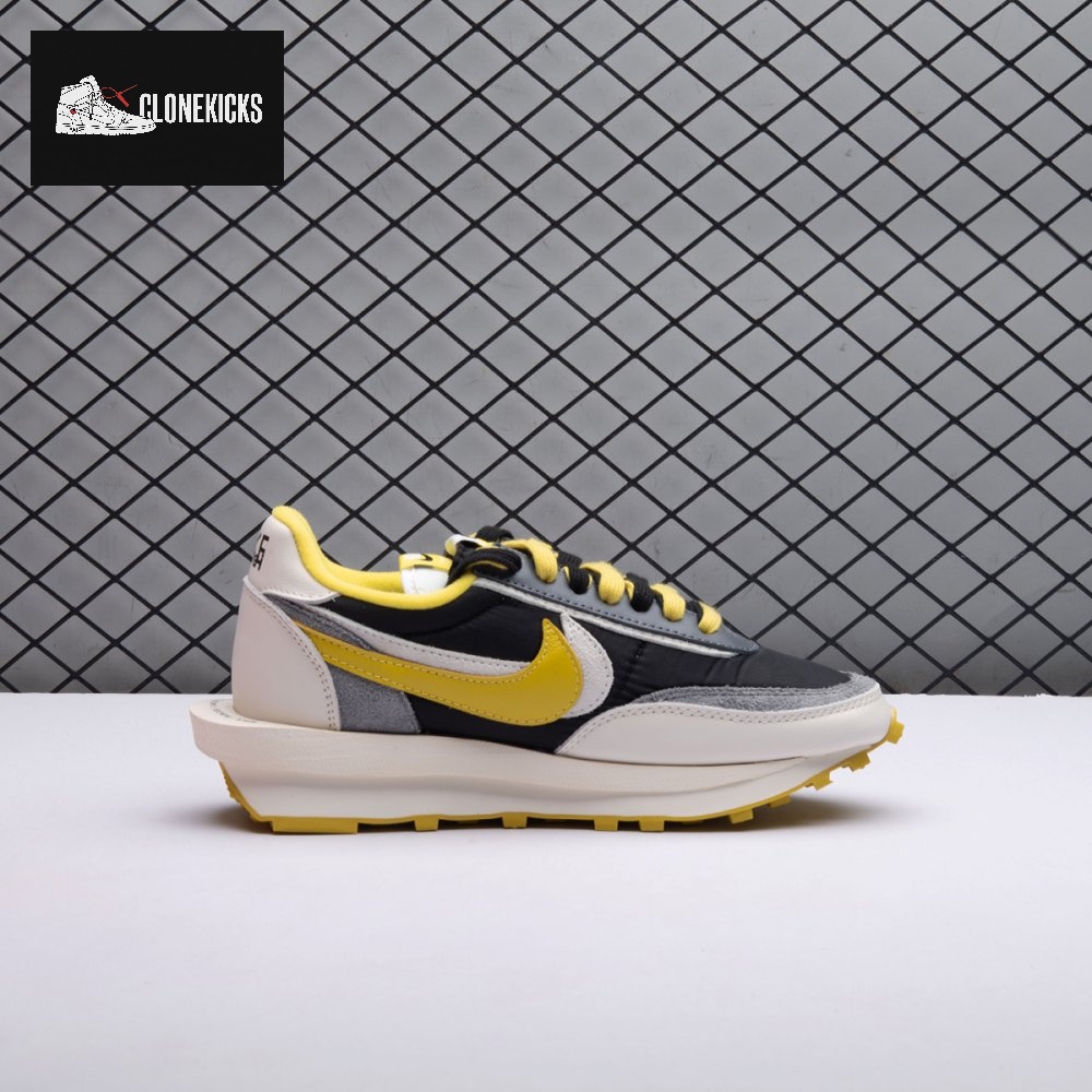 Nike LD Waffle Undercover Black Bright Citron DJ4877-001 Unisex - Image 8
