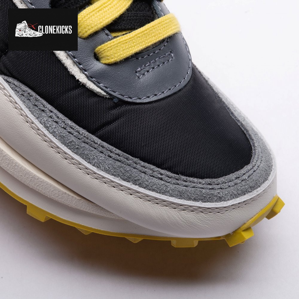 Nike LD Waffle Undercover Black Bright Citron DJ4877-001 Unisex - Image 12