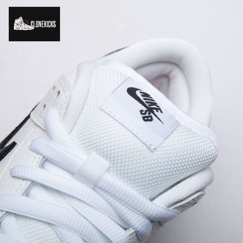 Nike SB Dunk Low Orange Label White Black Unisex - Image 2