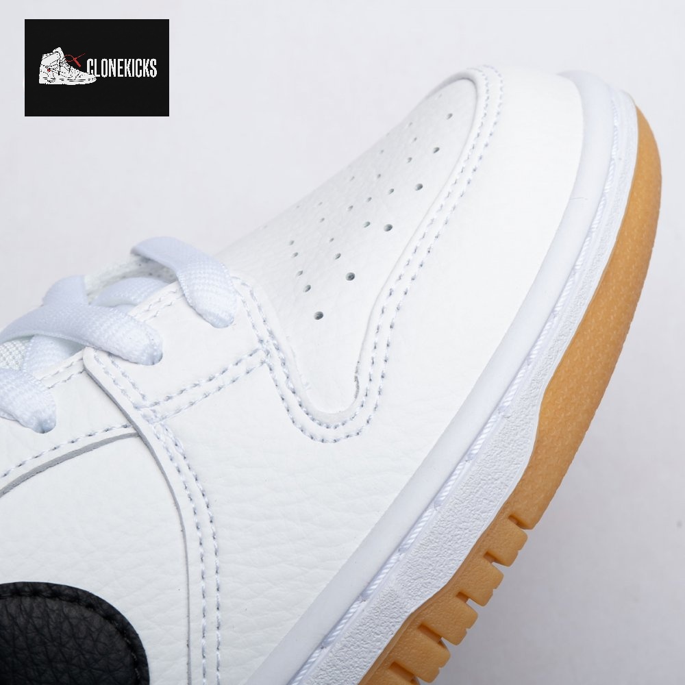 Nike SB Dunk Low Orange Label White Black Unisex - Image 16