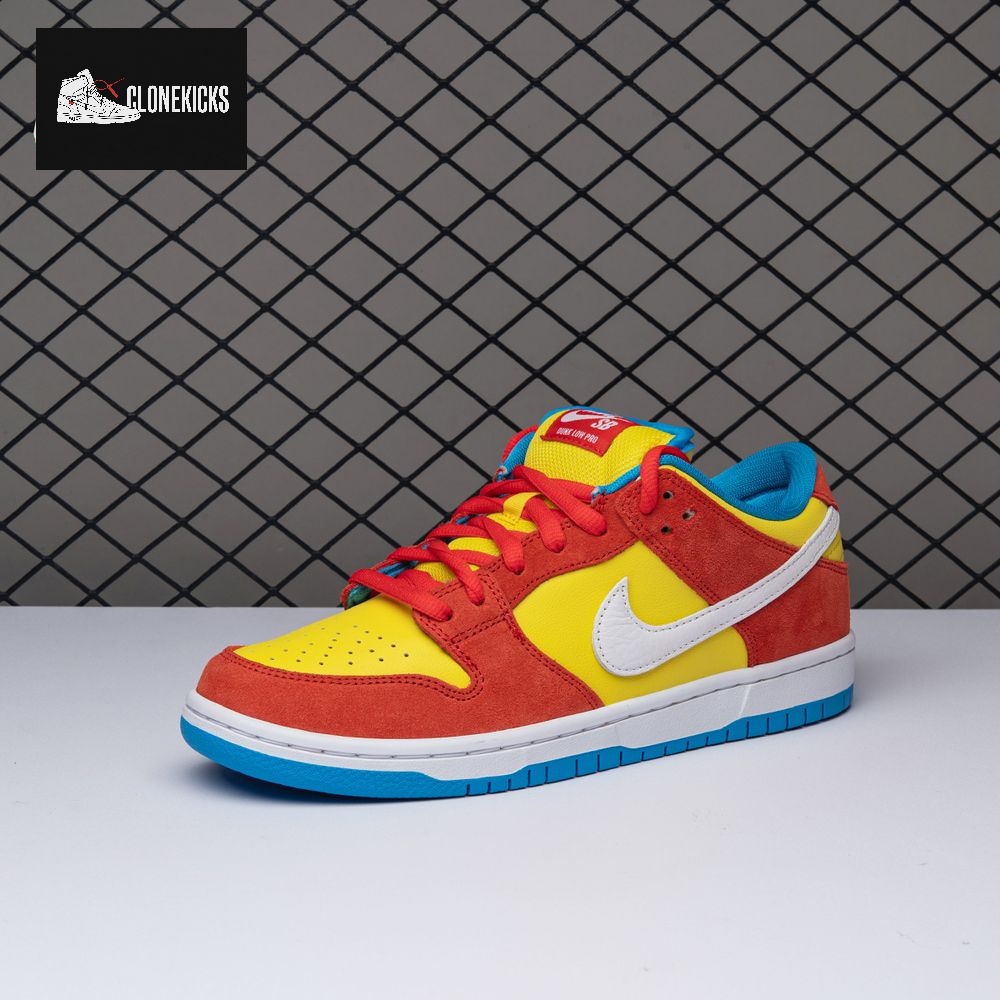Nike SB Dunk Low Pro Bart Simpson BQ6817-602 Unisex - Image 3
