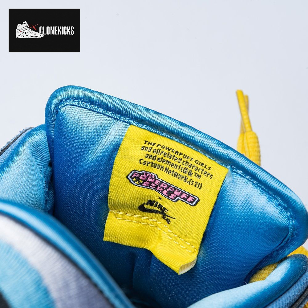 Nike SB Dunk Powerpuff Girls x Nike SB Dunk Low Bubbles Blue Chill FZ8320-400 Unisex - Image 9