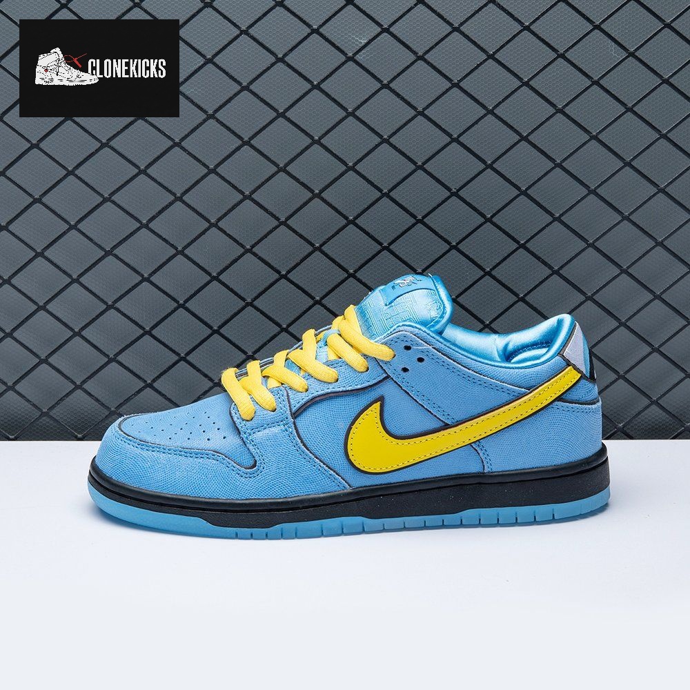 Nike SB Dunk Powerpuff Girls x Nike SB Dunk Low Bubbles Blue Chill FZ8320-400 Unisex - Image 12