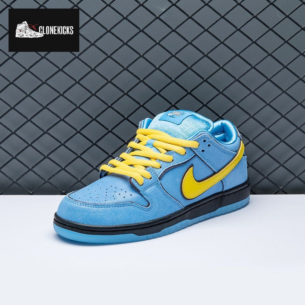 Nike SB Dunk Powerpuff Girls x Nike SB Dunk Low Bubbles Blue Chill FZ8320-400 Unisex - Image 13