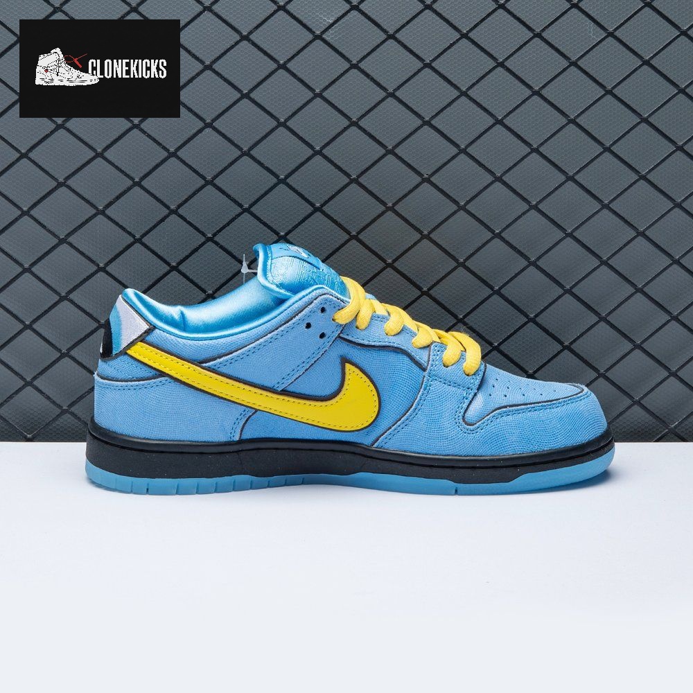 Nike SB Dunk Powerpuff Girls x Nike SB Dunk Low Bubbles Blue Chill FZ8320-400 Unisex - Image 14