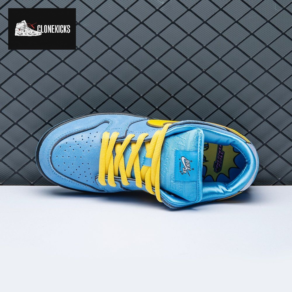 Nike SB Dunk Powerpuff Girls x Nike SB Dunk Low Bubbles Blue Chill FZ8320-400 Unisex - Image 16