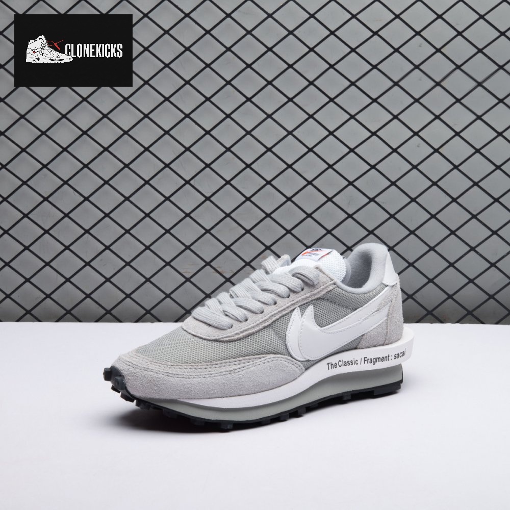 Nike x LDV Waffle Light Smoke Grey Unisex - Image 9