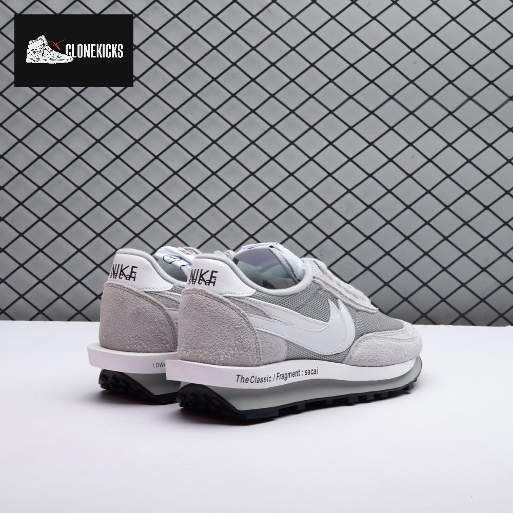 Nike x LDV Waffle Light Smoke Grey Unisex - Image 14