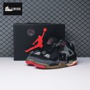 Off-White X Air Jordan 4 Bred CV9388-001 Unisex