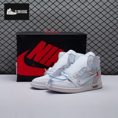 Off-White x Air Jordan 1 Retro High OG BG White 2018 Unisex