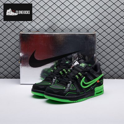 Off-White x Air Rubber Dunk Green Strike Men's