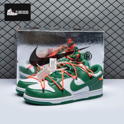 Off-White x Dunk Low Pine Green Unisex