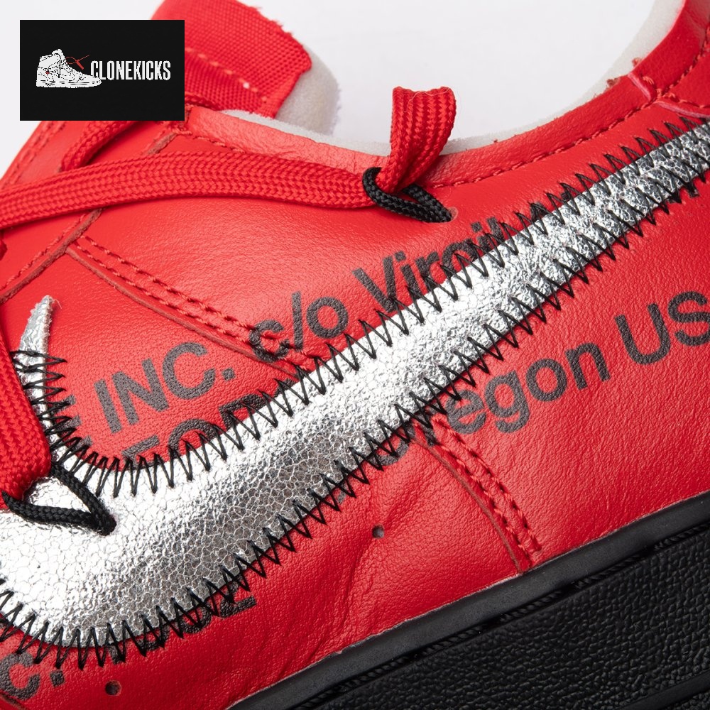 Off-White x Nike Air Force 1 Low DD1876-600 Men's - Image 4