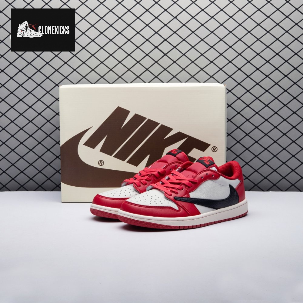 Travis Scott Jordan 1 Low Chicago DZ4137-700 Unisex