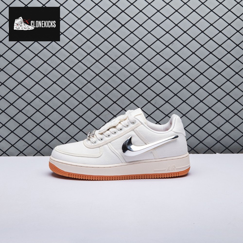 Travis Scott x Air Force 1 Sail Unisex - Image 13