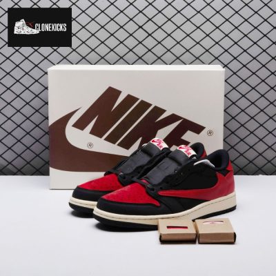 Travis Scott x Air Jordan 1 Low Bred Unisex