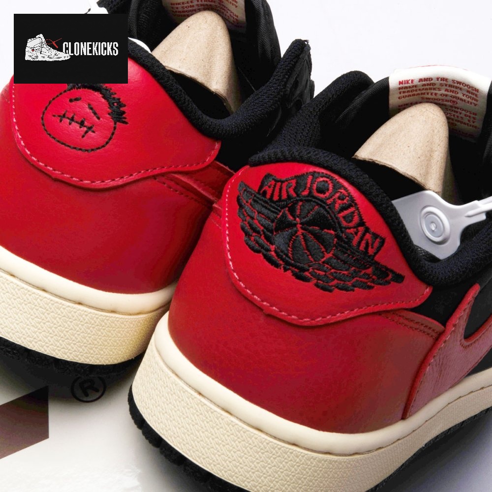 Travis Scott x Air Jordan 1 Low Bred Unisex - Image 2