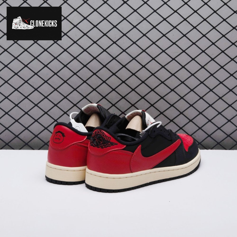 Travis Scott x Air Jordan 1 Low Bred Unisex - Image 10