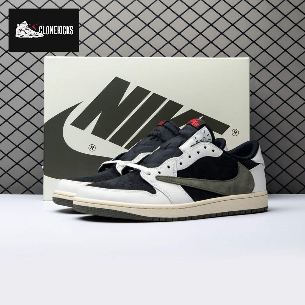 Travis Scott x Air Jordan 1 Low OG Olive DZ4137-106 Unisex
