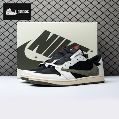 Travis Scott x Air Jordan 1 Low OG Olive DZ4137-106 Unisex