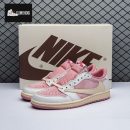 Travis Scott x Air Jordan 1 Low OG Pink Beige Red DM7866-600 Unisex