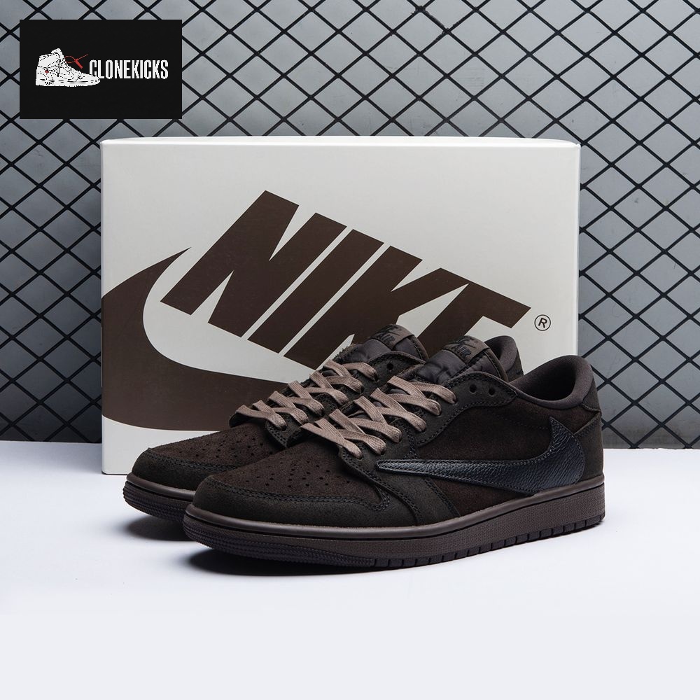 Travis Scott x Air Jordan 1 Low OG Velvet Brown DM7866-202 Unisex