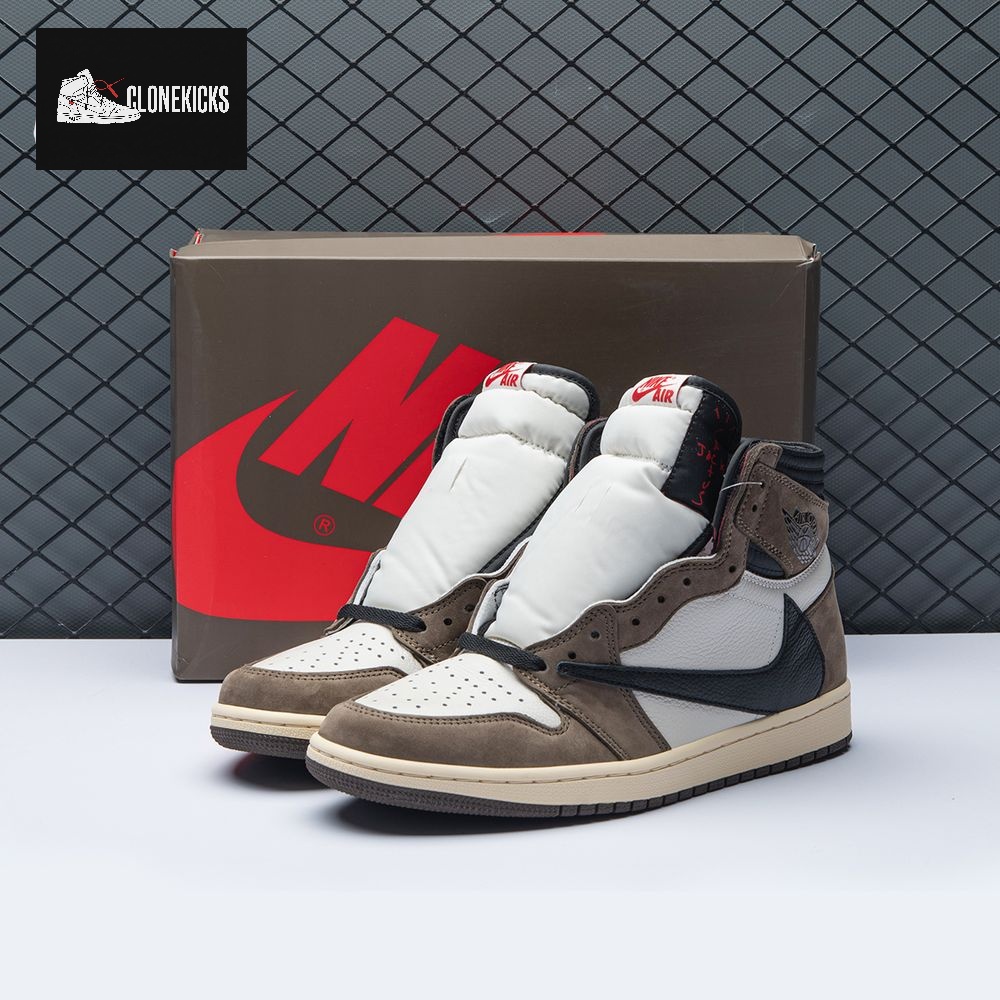 Travis Scott x Air Jordan 1 Retro High OG Mocha Unisex
