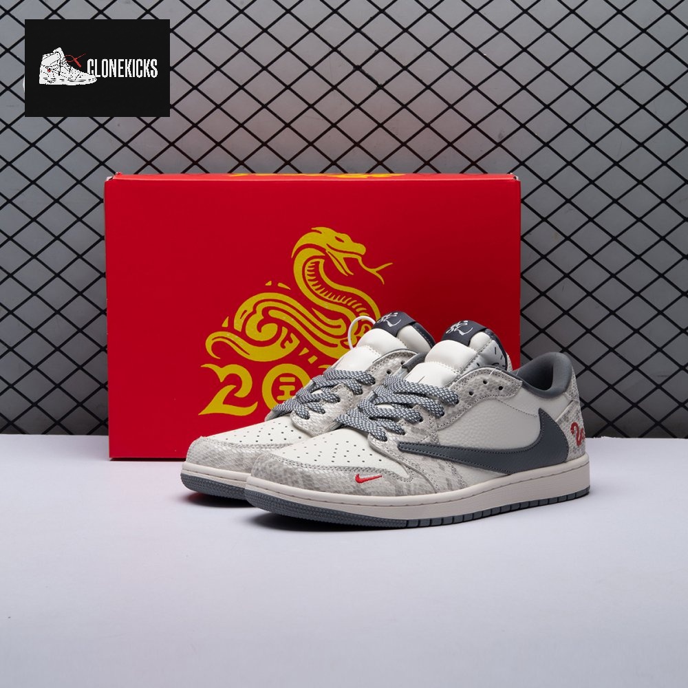 Travis Scott x Fragment Design x Air Jordan 1 Low OG SP XS3086-009 Unisex