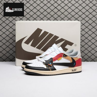 Travis Scott x OFF-WHITE x Air Jordan 1 XZ6868-005 Unisex