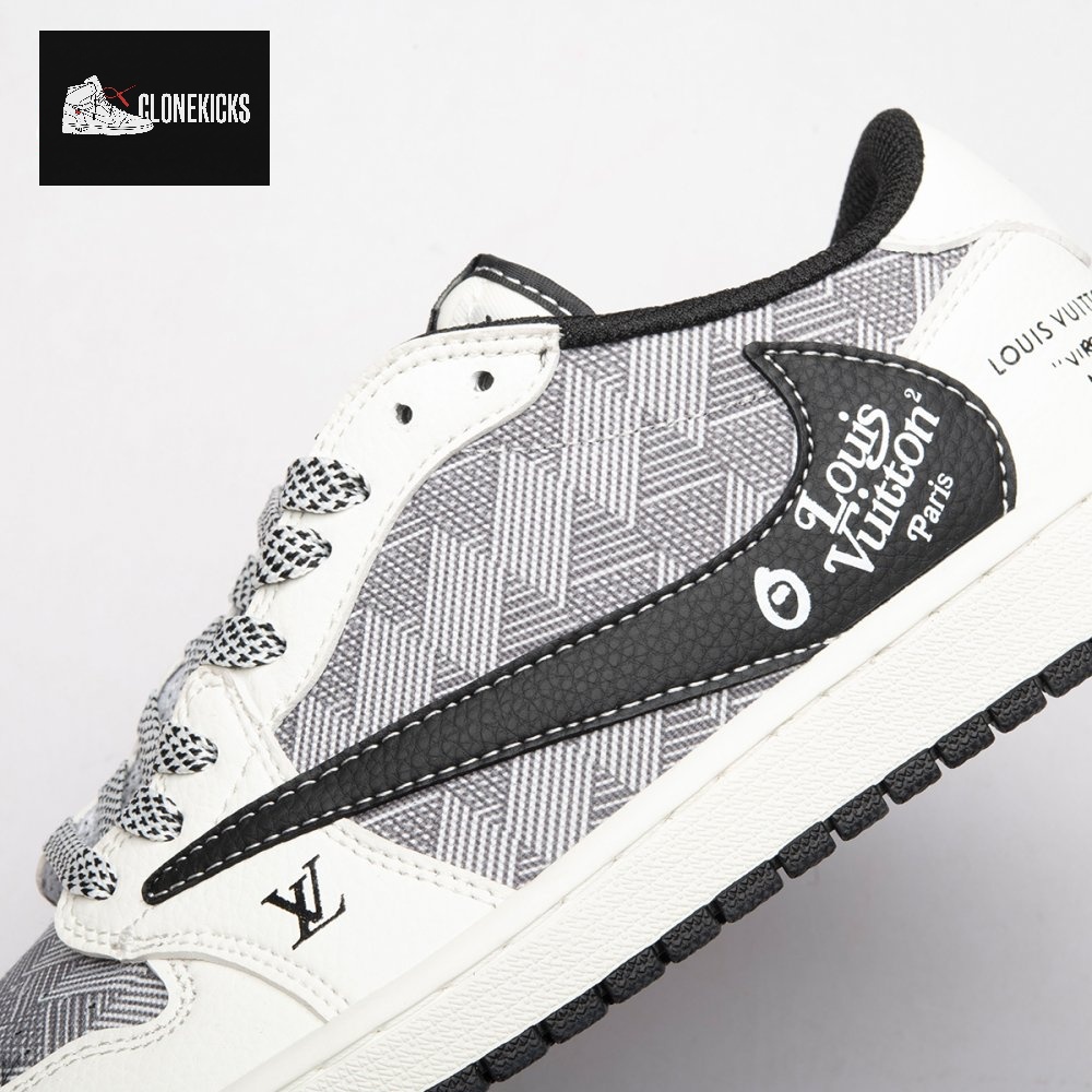 Travis Scott x VL x Jordan 1 Low DZ2688-013 Unisex - Image 2